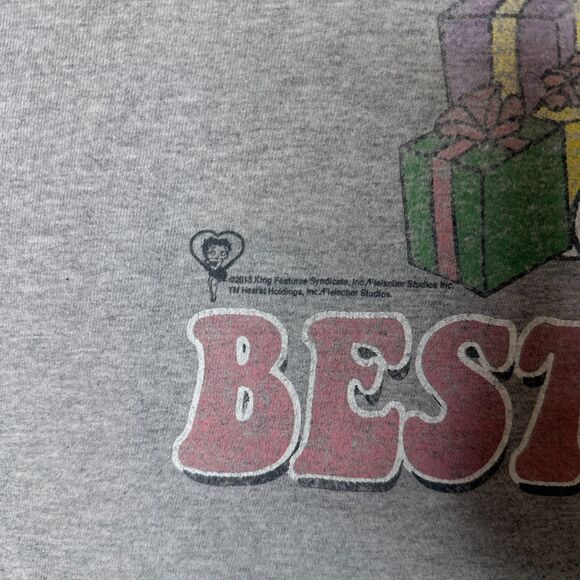 Vintage Betty Boop Christmas Good Girls Get The Best Toys Size Medium - Picture 3 of 7